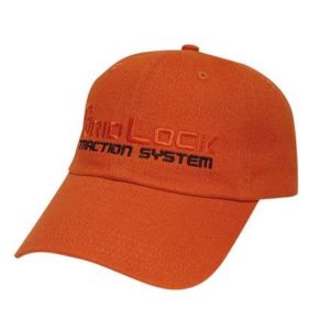 Orange Embroidered Baseball Hat