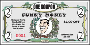 Full Color printed funny money