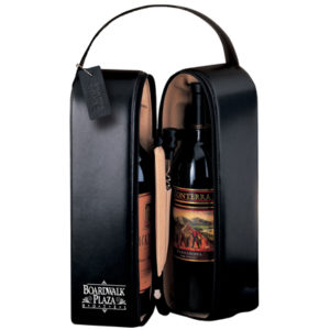 Leather Wine Bottle Tote