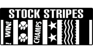 Stripes for mini footballs